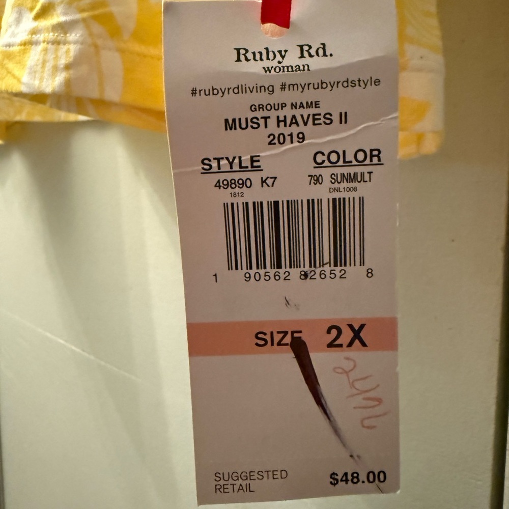Ruby Rd 2x top - Picture 3 of 5
